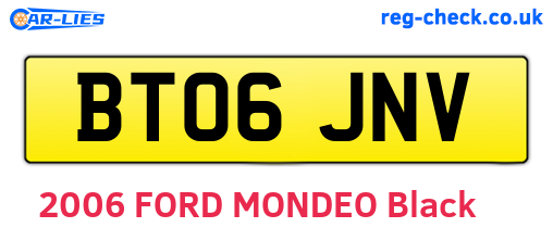 BT06JNV are the vehicle registration plates.