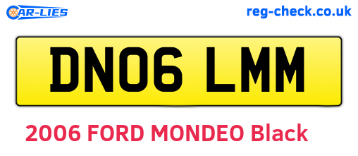 DN06LMM are the vehicle registration plates.