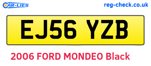 EJ56YZB are the vehicle registration plates.