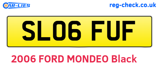 SL06FUF are the vehicle registration plates.