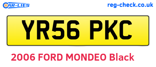 YR56PKC are the vehicle registration plates.