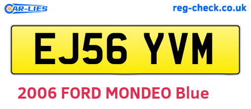 EJ56YVM are the vehicle registration plates.
