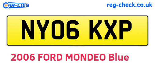 NY06KXP are the vehicle registration plates.