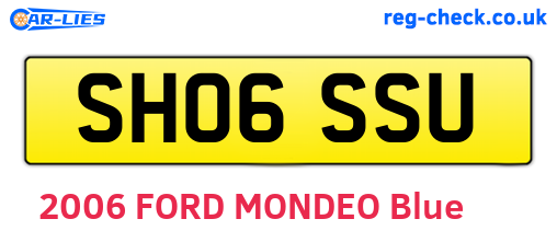 SH06SSU are the vehicle registration plates.