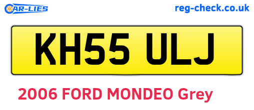 KH55ULJ are the vehicle registration plates.