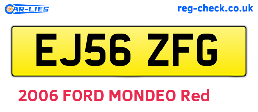 EJ56ZFG are the vehicle registration plates.