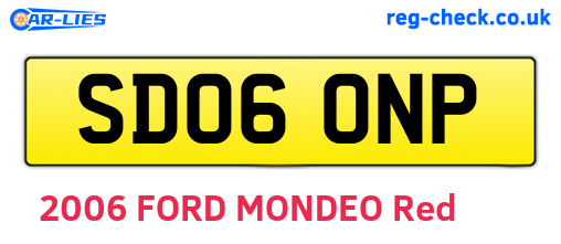 SD06ONP are the vehicle registration plates.
