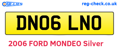 DN06LNO are the vehicle registration plates.