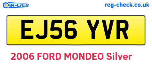 EJ56YVR are the vehicle registration plates.