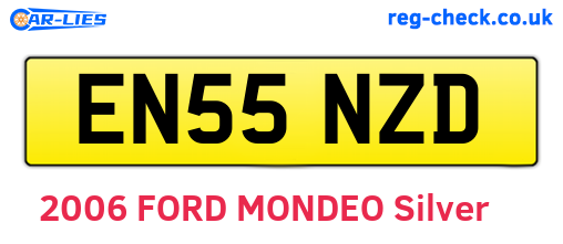 EN55NZD are the vehicle registration plates.