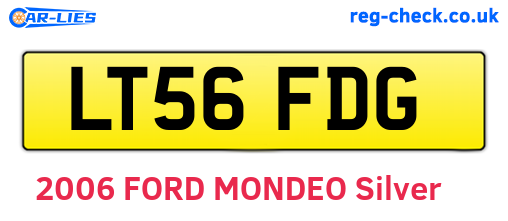 LT56FDG are the vehicle registration plates.