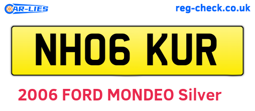 NH06KUR are the vehicle registration plates.