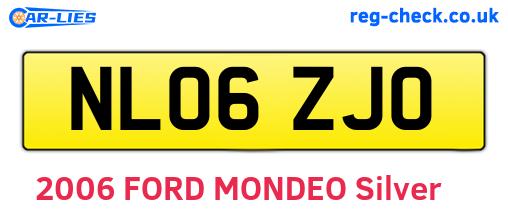 NL06ZJO are the vehicle registration plates.