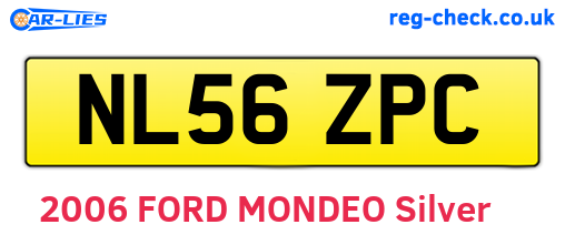 NL56ZPC are the vehicle registration plates.
