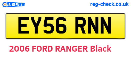 EY56RNN are the vehicle registration plates.