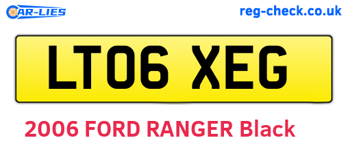 LT06XEG are the vehicle registration plates.