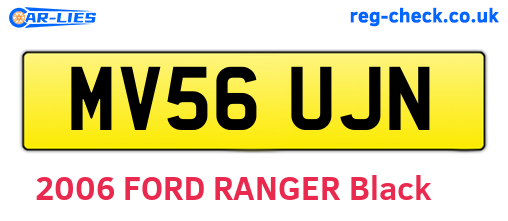 MV56UJN are the vehicle registration plates.