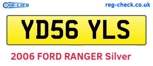 YD56YLS are the vehicle registration plates.