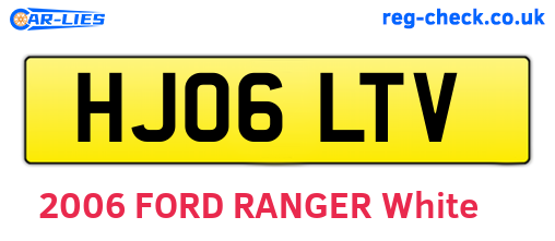HJ06LTV are the vehicle registration plates.