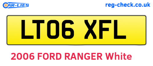 LT06XFL are the vehicle registration plates.