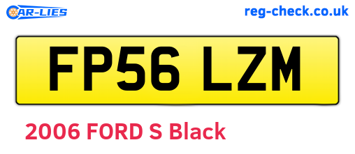 FP56LZM are the vehicle registration plates.