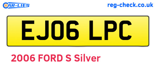 EJ06LPC are the vehicle registration plates.