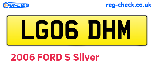 LG06DHM are the vehicle registration plates.