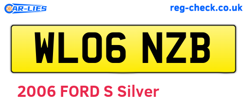 WL06NZB are the vehicle registration plates.