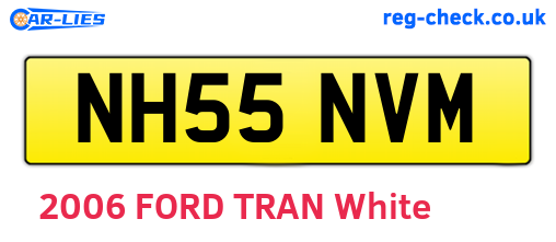 NH55NVM are the vehicle registration plates.