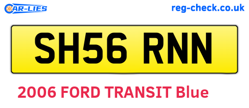 SH56RNN are the vehicle registration plates.
