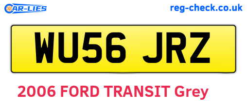 WU56JRZ are the vehicle registration plates.
