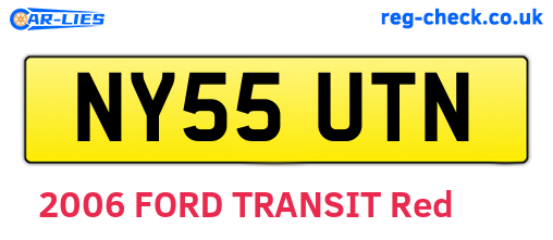 NY55UTN are the vehicle registration plates.