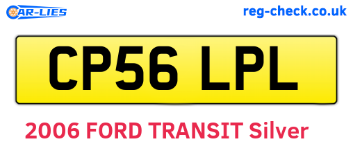 CP56LPL are the vehicle registration plates.
