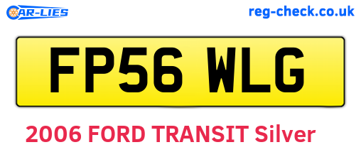 FP56WLG are the vehicle registration plates.
