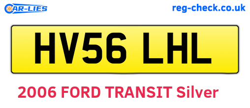 HV56LHL are the vehicle registration plates.
