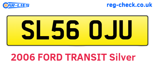 SL56OJU are the vehicle registration plates.