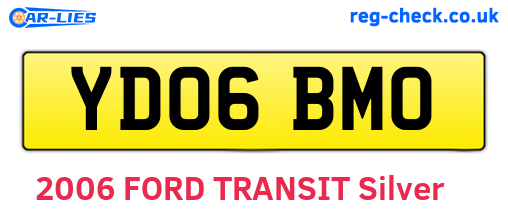 YD06BMO are the vehicle registration plates.