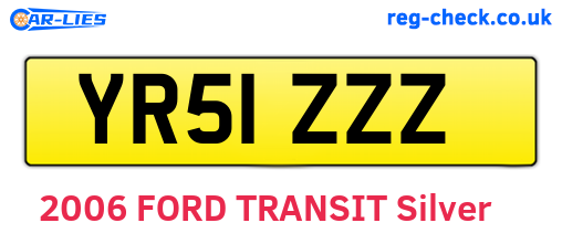 YR51ZZZ are the vehicle registration plates.