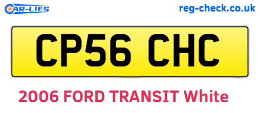 CP56CHC are the vehicle registration plates.