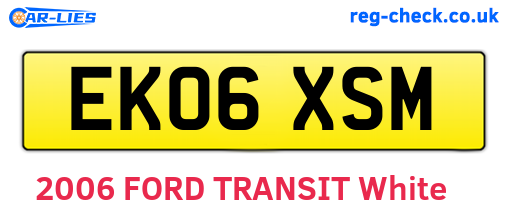 EK06XSM are the vehicle registration plates.