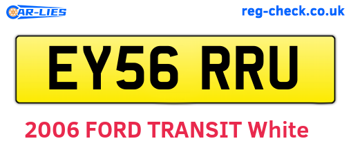 EY56RRU are the vehicle registration plates.