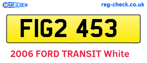 FIG2453 are the vehicle registration plates.