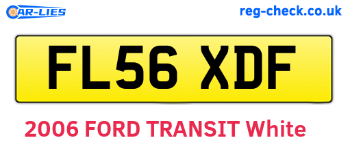 FL56XDF are the vehicle registration plates.