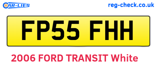FP55FHH are the vehicle registration plates.