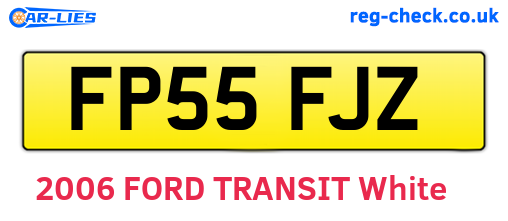FP55FJZ are the vehicle registration plates.