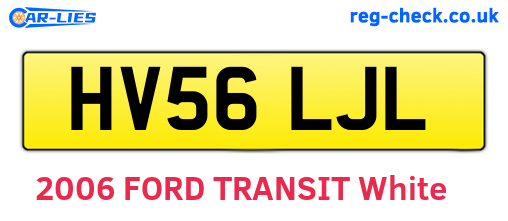 HV56LJL are the vehicle registration plates.