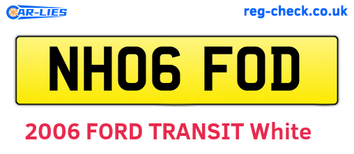NH06FOD are the vehicle registration plates.