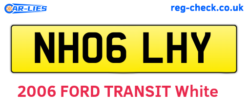 NH06LHY are the vehicle registration plates.