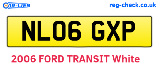 NL06GXP are the vehicle registration plates.