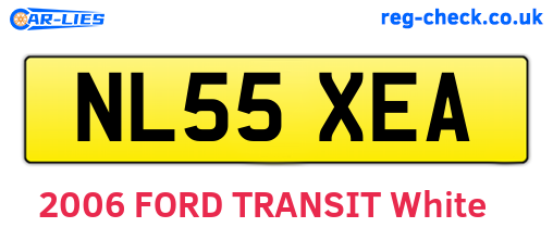 NL55XEA are the vehicle registration plates.